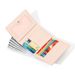 Wallet For Women, Cute Kitten Short High-quality PU Fabric Wallet, Foldable European And American 30-fold Multi-card Slot Coin Card Holder_viptrois.com