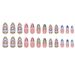 Nails Art & Tools Nail Art Patch Love Diffusion Nail Patch Wear Armor Removable Small Fresh Fine Flash Nail Art Patch 24 Pieces_viptrois.com