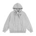 Men's Clothing Retro Tie Up Design Hooded Sweatshirt For Men, New Spring And Autumn Style, Loose Casual, Niche Cardigan Hoodie Jacket, Trendy._viptrois.com
