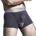 Pulse Bullet Men's Scrotum Support Ice Silk Pouch Boxer Briefs U Convex Separation Four-Corner Underwear_viptrois.com