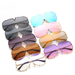 Neue Mode Metall Rahmen Ein Stück Outdoor Sonnenbrille Für Frauen Marke Vintage Punk Sonnenbrille Weibliche_viptrois.com
