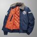 Men's Heavyweight Bomber Jacket – Detachable Stand Collar Winter Coat, Windproof Nylon Shell & Military-Inspired Pockets (Army Green/Black/Grey/Navy)_viptrois.com