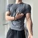Venom Show War Clothes Ice Silk Sports Quick Drying Short Sleeved T Shirt Cool Sleeve Fitness High Elastic Training Tops Men_viptrois.com