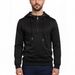 Men's Clothing Slim Fit Zip-Up Hoodie – Minimalist Polyester Pullover With Adjustable Hood & Patch Pockets (S-2XL) | Casual Streetwear_viptrois.com