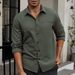 Men's Clothing New Fashion Simple European And American Men's Shirts Casual Versatile Casual Fashion_viptrois.com