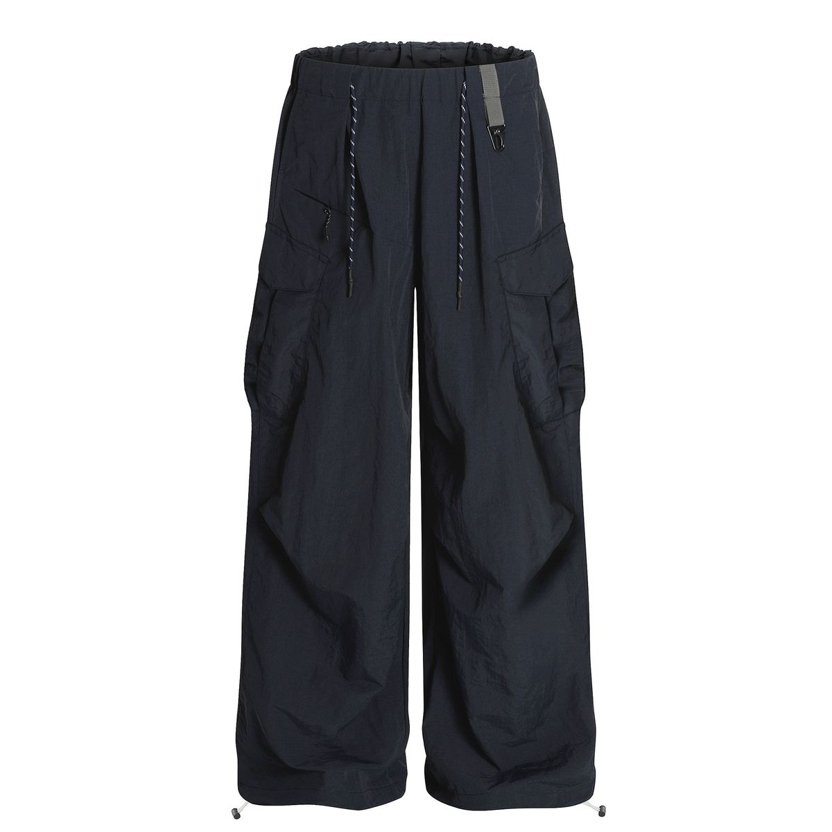 New 2025 Men's Solid Color Casual Cotton Long Trendy Loose Mid-Waist Pants 04_viptrois.com