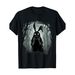 Camiseta Con Patrón Gótico Fantasma - 100% Algodón, Camiseta Casual Cuello Redondo Hombres, Estaciones, Conejo Malvado,_viptrois.com