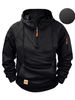 2024 Spring And Autumn Men's Hoodie Zipper Multi-Pocket Sports Casual Sweatshirt Direct Delivery_viptrois.com