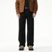 Men's Clothing Autumn New American Style Black Jeans Men's Cleanfit Trendy Loose Straight Leg Pants_viptrois.com