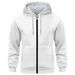 Cross-Border Foreign Trade New Men's Zipper Hooded Long Sleeve Solid Color Top Fleece Casual Sports Fashion Sweatshirt_viptrois.com