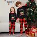 Christmas Children's clothing clothing adult family clothing car snowman Christmas tree print home clothing pajamas_viptrois.com