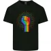 LGBT Fist Gay Pride Day Awareness Mens Cotton T-Shirt Mens Womens Tees Top Tee Top_viptrois.com