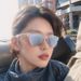 Fashion Style Transparent Frame Sunglasses Real Film Cute Style Genderless Sunglasses Light Fashion Style_viptrois.com