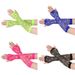 Women's Diamond Mesh Gloves - Sexy Fishnet Design, Elastic & Long, Retro Nightclub Party Accessories (Hot & Glamorous)_viptrois.com