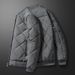 2024 Autumn Winter New Fashion Trend Men's Baseball Collar Plaid Diamond Pattern Cotton Jacket_viptrois.com