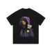 Men's Clothing High Street Dark Doberman Washed Old Short Sleeve T Shirt Street Lazy Style Tops_viptrois.com