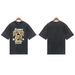 2024 New High Version Cartoon Print Sports Casual Loose Round Neck Short Sleeve_viptrois.com
