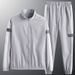 Men's Clothing Sports suits for men, new spring and autumn sweatshirts, running casual sportswear suits, men and women couples' jackets and clothes_viptrois.com