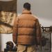 Men's Clothing Short Down Jacket Winter Men's Short Puffer Jacket, High-Loft Duck Down Coat, Warm Winter Oversized Bomber For Teens & Young Adults_viptrois.com