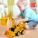New Three In One Inertia Engineering Vehicle Multifunctional Excavator Children's Bulldozer Dump Truck Boy Engineering Vehicle Wholesale_viptrois.com