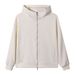 Heavy 420g Fleece Turtleneck Zipper Cardigan Jacket Men's Simple Sweater Women's_viptrois.com