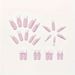 European And American Sweet Cool Wearable Nails Bowknot Pearl Nail Art Water Pipe Type Long False Nails Finished Product_viptrois.com