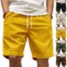 Men's Clothing Heavyweight Workwear Shorts Men's Summer Ins Trend Retro Corduroy Trendy Men's Casual Shorts_viptrois.com