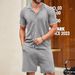 Cross-border Men's Clothing, European And American Business And Leisure Knitted Sweater Two-piece Set, Ice-cool Silk Knitted Polo Sweater Set SY0197_viptrois.com