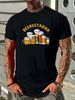 Funny Brewing Beer Lovers Beergetarian T-Shirt Size S-5XL Versatile Casual Summer Fashion Breathable Slightly Soft Stretched Homme Graphic_viptrois.com