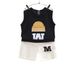 Boys Summer Sleeveless 2024 New Children's Summer Clothing Sports Fashionable Boy Vest Handsome Loose Suit Wholesale_viptrois.com