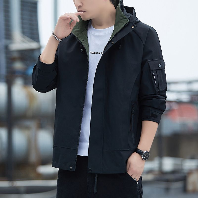 Outdoor Windproof And Waterproof Jacket Men's Jacket New Trendy Boarding Suit Casual Jacket Men's Clothing_viptrois.com