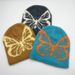 Women's Hats Butterfly Jacquard Plush Hat Autumn And Winter Outdoor Cold Proof Warm Hat European And American Fashion Beanie Hat_viptrois.com