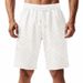 Men's Checkerboard Pattern Heavyweight Shorts - Loose Fit 5-Inch Summer Casual Shorts With Hip Hop Style_viptrois.com