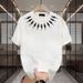 Men's Clothing Heavy Cotton Short Sleeved T Shirts Summer Trendy Loose Versatile Tops_viptrois.com