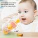 Baby Feeding Bottle + Teether Baby Silicone Rice Paste Cereal Feeding Squeeze Bottle Spoon Feeder for Newborn Child Utensils_viptrois.com