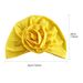 Muslim hat Solid color flower set headscarf hat fashion selling all match bao hat chemotherapy_viptrois.com