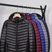 Men's Lightweight Down Jacket With 90% White Duck Down, Hooded Winter Coat For Outdoor & Casual Wear - Windproof & Warm_viptrois.com