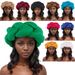 New African hot selling pure color exaggerated decorative sponge flower braid headband headband_viptrois.com