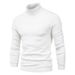 Men's Clothing Autumn And Winter New Casual Men's Solid Color Pullover Sweater Foreign Trade High Neck Men's Casual Sweater Cross Border Sweater_viptrois.com