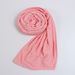 【】Thick Milk Silk Sweat Fabric Brushed Plain Wide Long Headscarf Right Angle Edge Scarf_viptrois.com