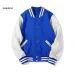 Men's Cotton Baseball Jacket Slim Fit, Casual Varsity Style, Short Sleeve, Navy Blue, Black, Red, Bury, Blue - Spring_viptrois.com