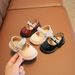 Mother & Kids Baby Girl Princess Shoes Spring And Autumn Children's Closed Toe Shoes Soft Bottom Non Slip Baby Shoes Toddler Shoes_viptrois.com