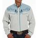 Men's Clothing Cowboy Exotic Shirt Long Sleeve Lapel Design Shirt_viptrois.com