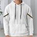 Cross-Border European And American Men's Lightweight Hooded Jacquard Patchwork Trendy Sweatshirt Casual Sports_viptrois.com