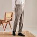Men's Clothing Trousers Autumn And Winter High Waist Straight Business Casual Drape Suit Trousers_viptrois.com