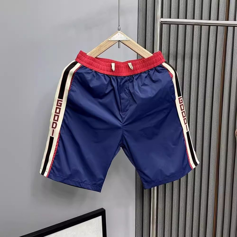Men's Quick-Dry Athletic Shorts Breathable Striped Casual 5-Inch Gym Beach Streetwear Lightweight Anti-Chafing M-3XL_viptrois.com