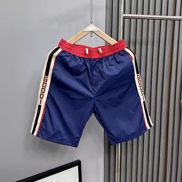 Men's Quick-Dry Athletic Shorts Breathable Striped Casual 5-Inch Gym Beach Streetwear Lightweight Anti-Chafing M-3XL_viptrois.com