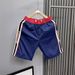 Men's Quick-Dry Athletic Shorts Breathable Striped Casual 5-Inch Gym Beach Streetwear Lightweight Anti-Chafing M-3XL_viptrois.com