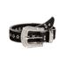 Rhinestone Belt Women's Ins Style Wide Belt Decoration European and American Fashion Personality Sequin Jeans with All-match Design Sense_viptrois.com