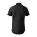 Men’s Slim-Fit Short-Sleeve Shirt – Eagle Embroidery & Premium Cotton Blend, Trendy Streetwear Style_viptrois.com